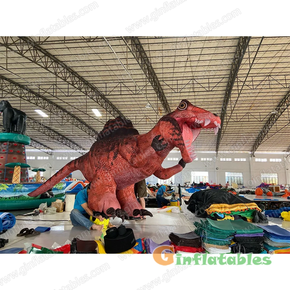Inflatable dinosaur 